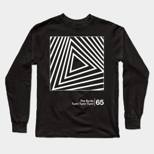 The Byrds / Minimalist Graphic Design Artwork Long Sleeve T-Shirt